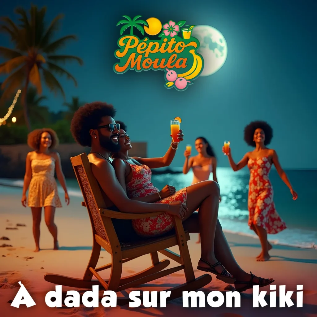 À dada sur mon kiki de Pépito Moula : Soirée tropicale sous la lune, ambiance zouk sexy et ti-punch sur la plage